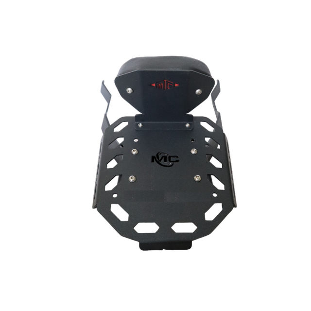 MotoCare CNC Carrier Plate with Backrest for Harley Davidson X440