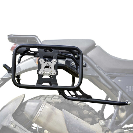 Auto Engina Pannier/Saddle Stay for Royal Enfield Himalayan 411 | Black Soft Luggage Carrier