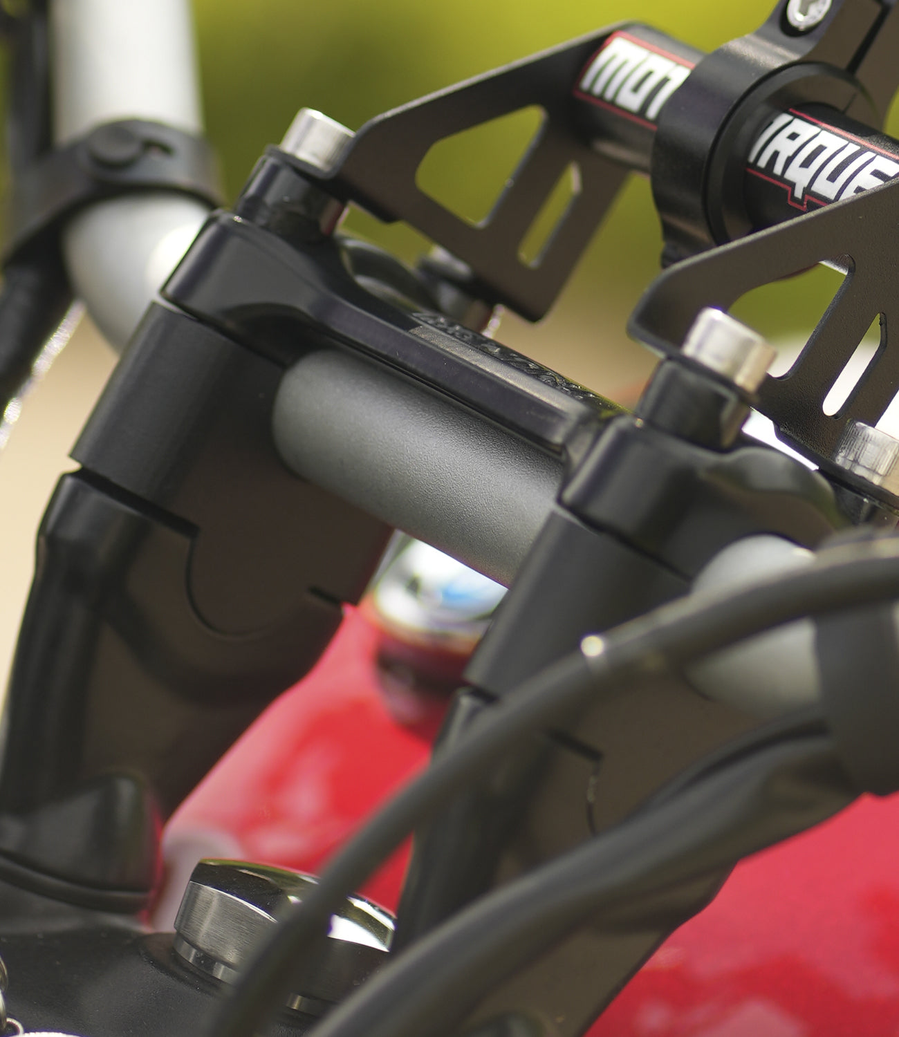 Moto Torque handlebar riser for Triumph Scrambler 400X ergonomic touring comfort accessory
