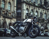 SS Motocorp 2x1 Full System Exhaust Fat Can for Royal Enfield Interceptor 650 Continental GT 650 with Y Joint