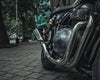 SS Motocorp 2x1 Full System Exhaust Fat Can for Royal Enfield Interceptor 650 Continental GT 650 with Y Joint