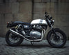 SS Motocorp 2x1 Full System Exhaust Fat Can for Royal Enfield Interceptor 650 Continental GT 650 with Y Joint