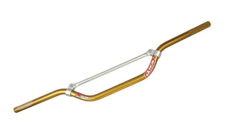 RCB X-Series Low 22.2mm aluminium alloy motorcycle handlebar in Gold, Red, Blue and Orange