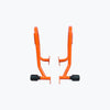 Legundary Custom KTM 390 Enduro R Defender Crash Guard Orange mild steel engine protection crash bar