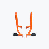 Legundary Custom KTM 390 Enduro R Defender Crash Guard Orange mild steel engine protection crash bar
