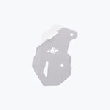 Legundary Custom BMW F900GS titan boot guards aluminium silver heat shield leg protector