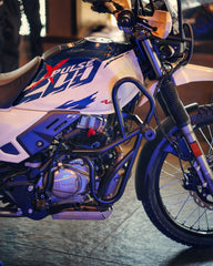 Hyperrider Hero Xpulse 200 BS6 Crash Guard 16 Gauge Mild Steel with CNC Delrin Sliders