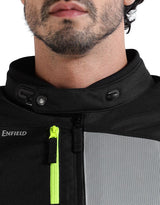 Royal Enfield Crossroader V2 Grey Neon Class A riding jacket