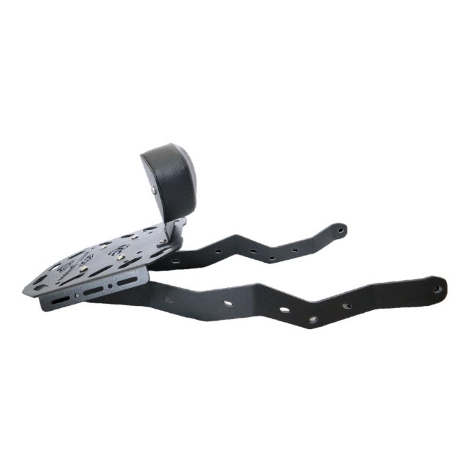 MotoCare CNC Carrier Plate with Backrest for Harley Davidson X440