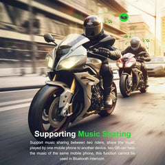EJEAS Q8 5G Mesh Bluetooth helmet intercom with Mesh 3.0 for 6 riders DSP noise cancellation IP67 waterproof motorcycle communication system