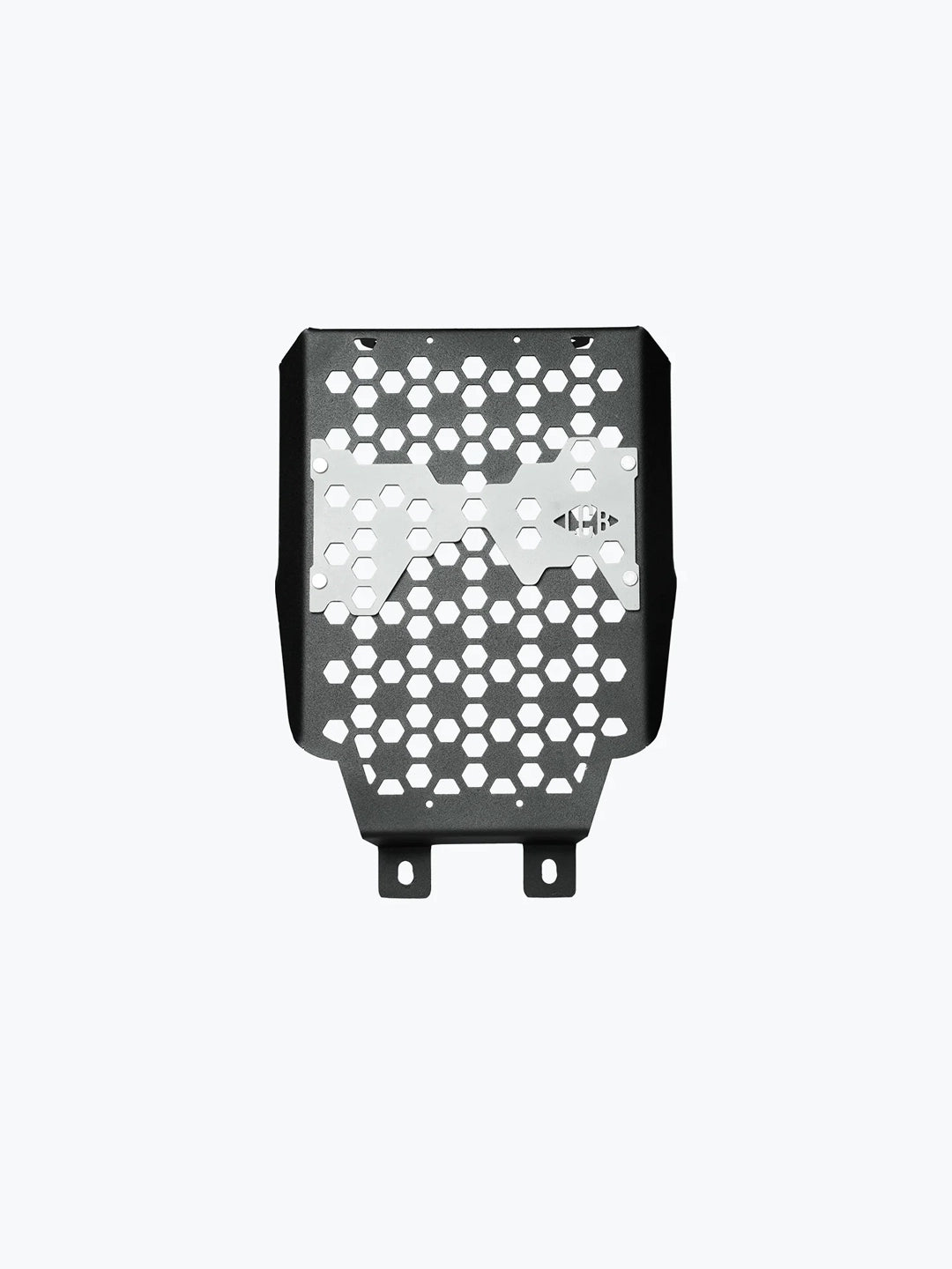 Legundary Custom Vector Radiator Grill for Royal Enfield Super Meteor 650 black mild steel aluminium front protection