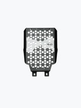 Legundary Custom Vector Radiator Grill for Royal Enfield Super Meteor 650 black mild steel aluminium front protection