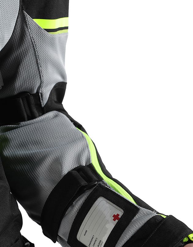 Royal Enfield Crossroader V2 Grey Neon Class A riding jacket