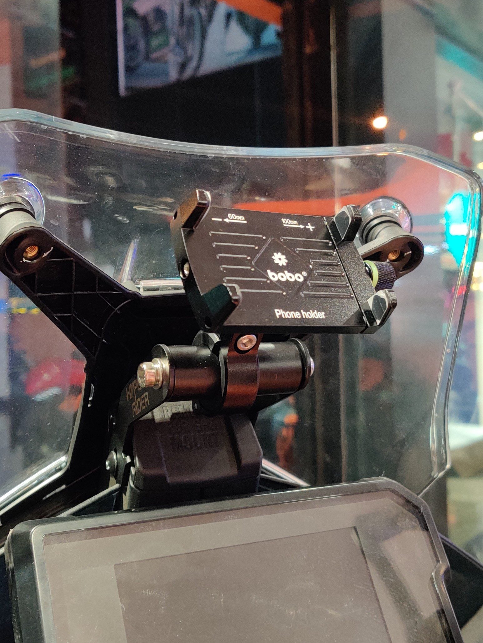 Hyperrider GPS Mount for KTM Adventure 250 and 390 Aluminium Navigation Bracket Above TFT Display