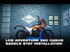 Legundary Custom KTM ADV 390 2025 casus saddle stay mild steel black saddle bag support bracket
