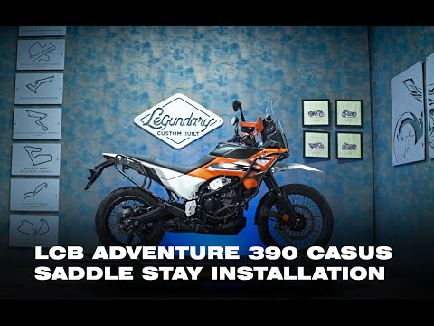 Legundary Custom KTM ADV 390 2025 casus saddle stay mild steel black saddle bag support bracket