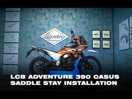 Legundary Custom KTM ADV 390 2025 casus saddle stay mild steel black saddle bag support bracket