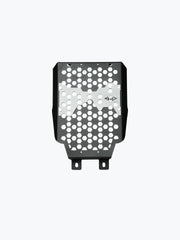 Legundary Custom Vector Radiator Grill for Royal Enfield Super Meteor 650 black mild steel aluminium front protection