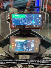 Hyperrider GPS Mount for KTM Adventure 250 and 390 Aluminium Navigation Bracket Above TFT Display