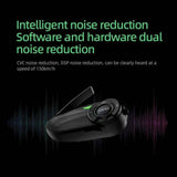 EJEAS Q8 5G Mesh Bluetooth helmet intercom with Mesh 3.0 for 6 riders DSP noise cancellation IP67 waterproof motorcycle communication system
