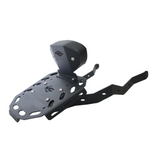 MotoCare CNC Carrier Plate with Backrest for Harley Davidson X440