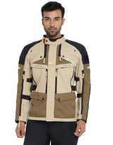 Royal Enfield Nirvik H2O Class A Riding Jacket in Khakhi