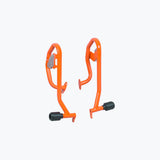 Legundary Custom KTM 390 Enduro R Defender Crash Guard Orange mild steel engine protection crash bar