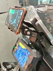 Hyperrider GPS Mount for KTM Adventure 250 and 390 Aluminium Navigation Bracket Above TFT Display