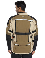 Royal Enfield Nirvik H2O Class A Riding Jacket in Khakhi