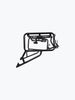 Legundary Custom KTM ADV 890 Fort Knox Saddle Stay Black mild steel saddle bag support luggage mount