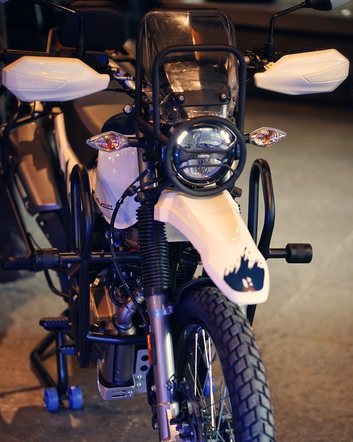 Hyperrider Hero Xpulse 200 BS6 Crash Guard 16 Gauge Mild Steel with CNC Delrin Sliders