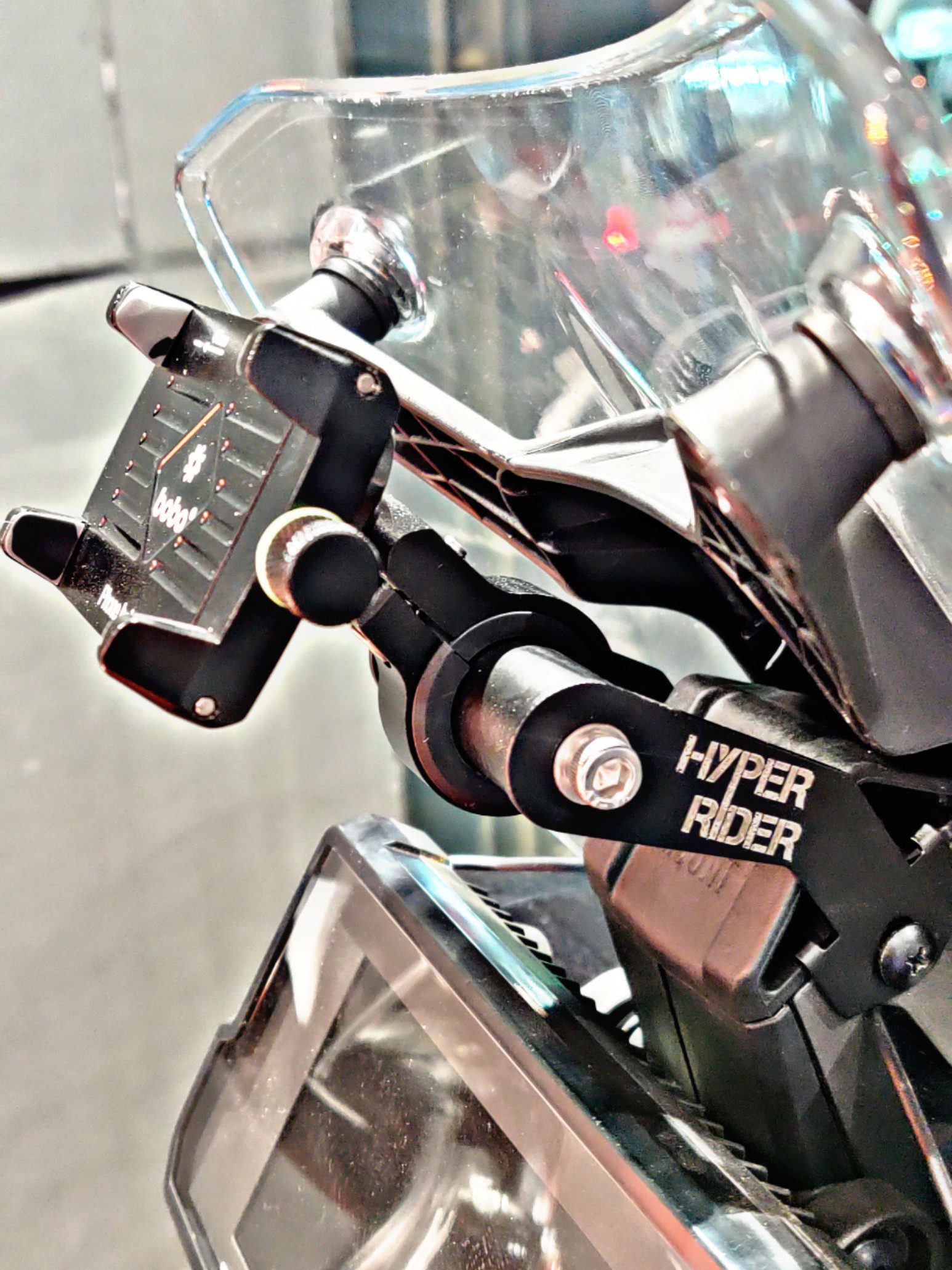 Hyperrider GPS Mount for KTM Adventure 250 and 390 Aluminium Navigation Bracket Above TFT Display