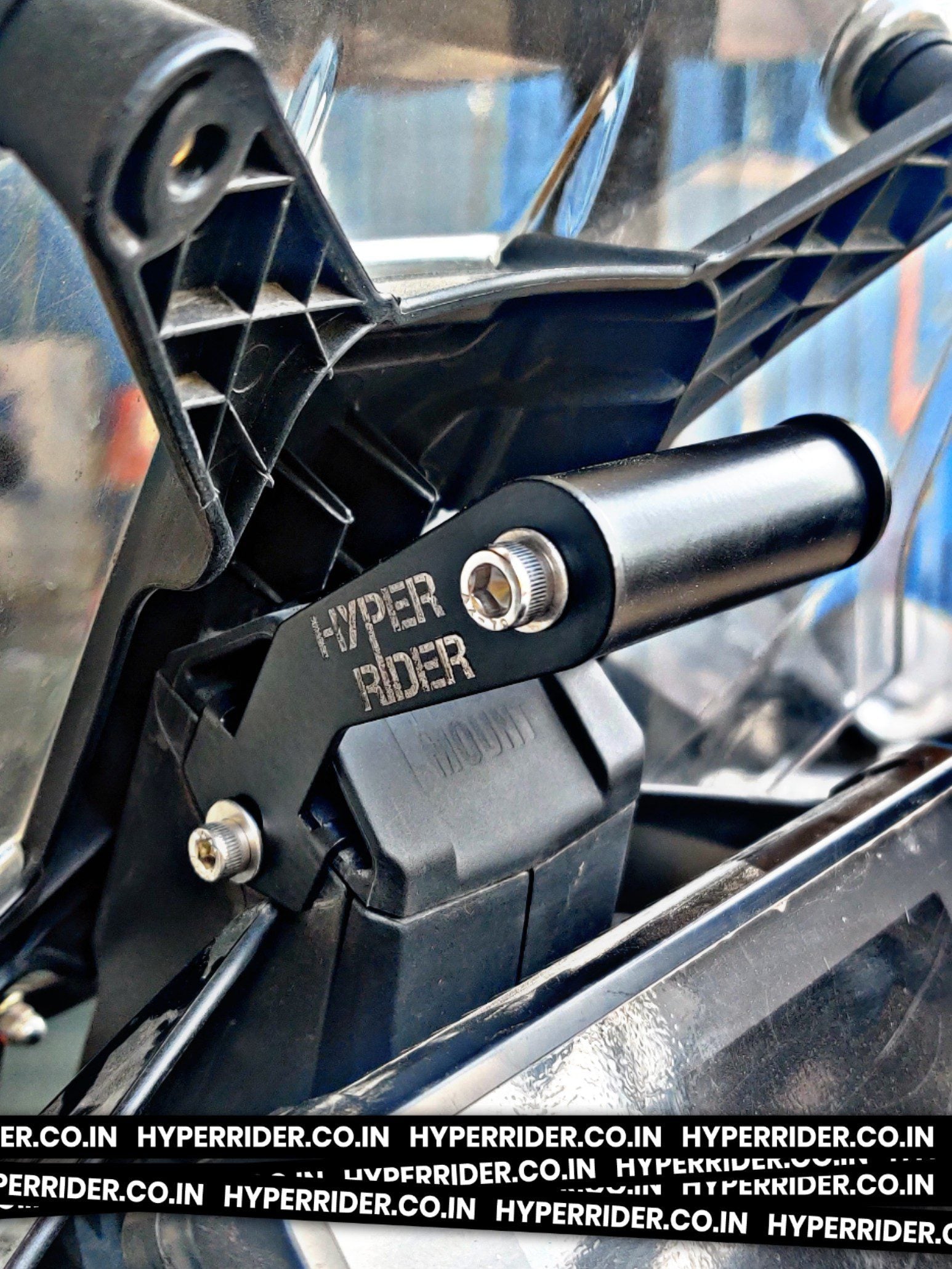 Hyperrider GPS Mount for KTM Adventure 250 and 390 Aluminium Navigation Bracket Above TFT Display