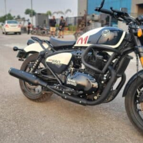 Rhino Racing SG-V2 stainless steel polished exhaust for Royal Enfield Shotgun 650
