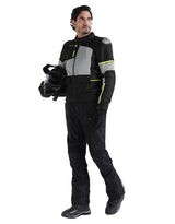 Royal Enfield Crossroader V2 Grey Neon Class A riding jacket