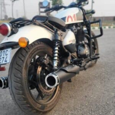 Rhino Racing SG-V2 stainless steel polished exhaust for Royal Enfield Shotgun 650