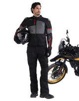 Royal Enfield Crossroader V2 Grey Neon Class A riding jacket