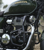 Moto Torque heavy duty crash guard V2 for Honda H’ness CB350 with protective sliders and engine protection