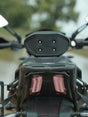 Legundary Custom Backrest for Bajaj Dominar 400 Black Mild Steel Frame Rexine Cushion Pillion Support