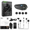 EJEAS Q8 5G Mesh Bluetooth helmet intercom with Mesh 3.0 for 6 riders DSP noise cancellation IP67 waterproof motorcycle communication system