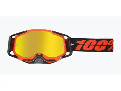 GOGGLES 100% -212 RED GOLD TINT