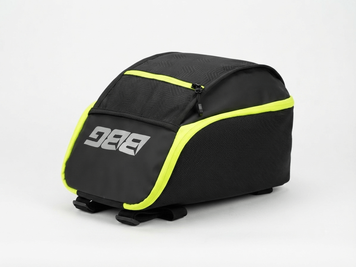 BBG convertible motorcycle helmet bag and sling backpack