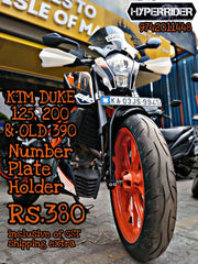 Hyperrider Front Number Plate Holder for KTM Duke 125 Front Fender Mount Bracket