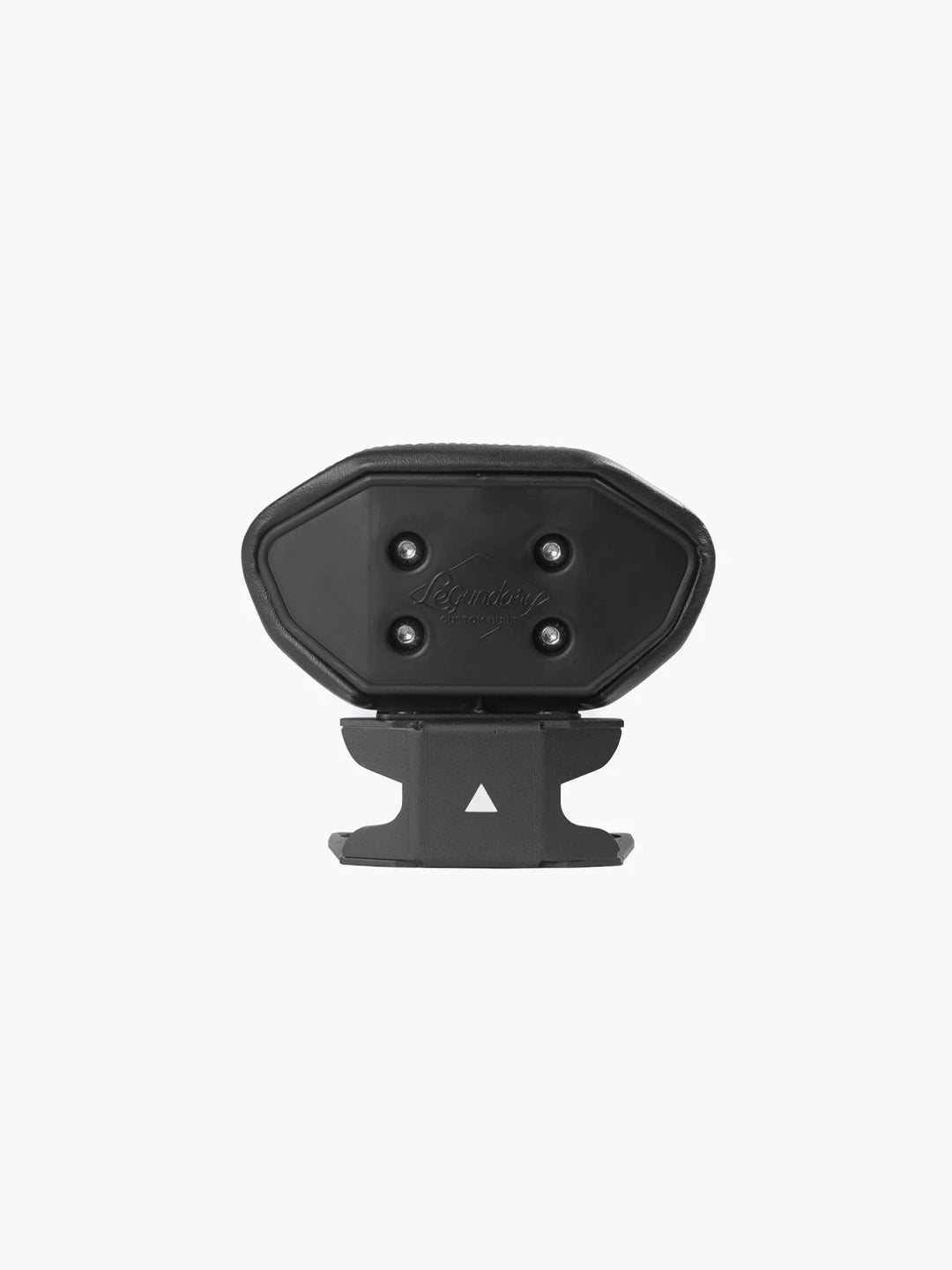 Legundary Custom Backrest for Bajaj Dominar 400 Black Mild Steel Frame Rexine Cushion Pillion Support