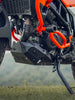 Legundary Custom KTM ADV 390 2025 vambrace bash plate black aluminium engine sump guard skid plate