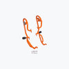 Legundary Custom KTM 390 Enduro R Defender Crash Guard Orange mild steel engine protection crash bar