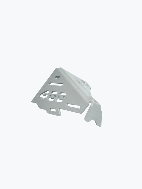 Legundary Custom Tricorn front oil cap for Triumph Scrambler 400 X silver aluminium engine cap