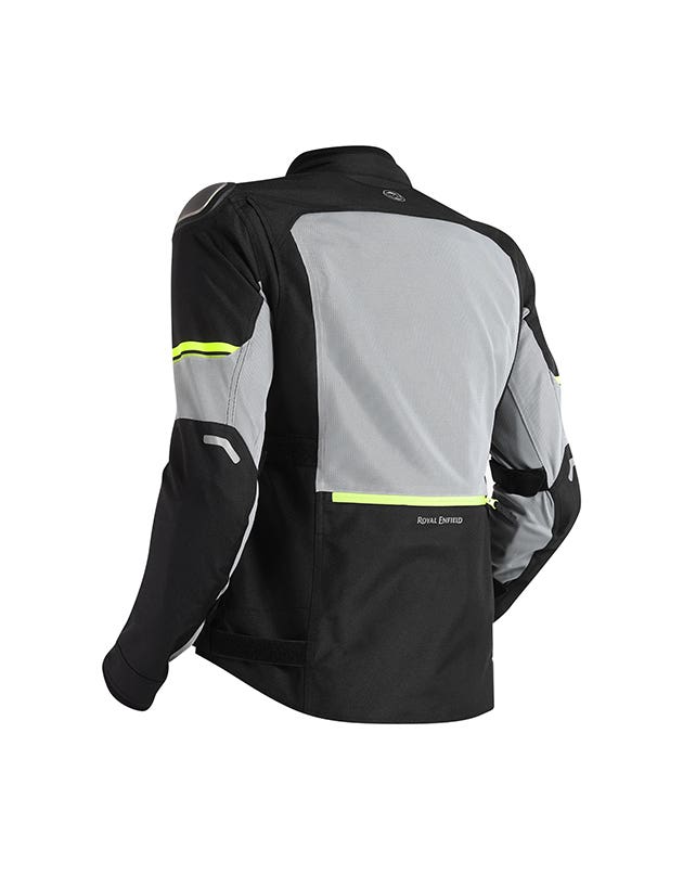 Royal Enfield Crossroader V2 Grey Neon Class A riding jacket