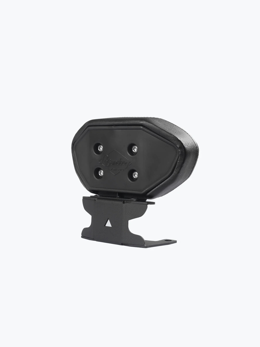 Legundary Custom Backrest for Bajaj Dominar 400 Black Mild Steel Frame Rexine Cushion Pillion Support
