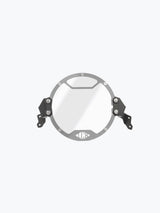 Legundary Custom Hness Oculus headlight shield black mild steel headlight guard protector Honda CB350